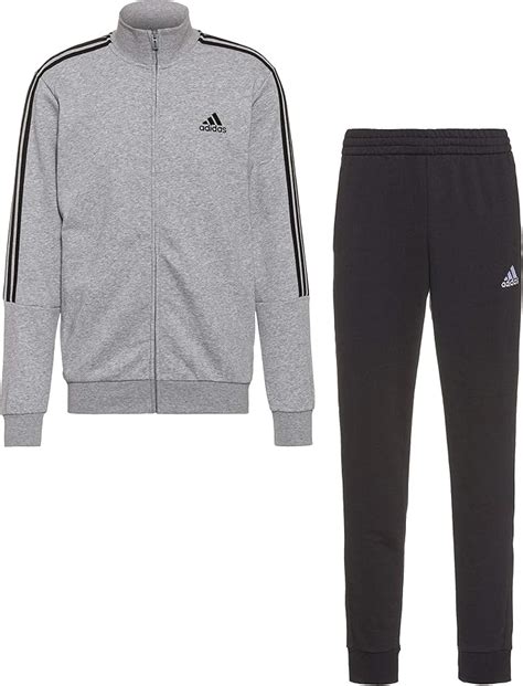 adidas jogginganzug herren baumwolle grau|adidas baumwolle trainersanzüge.